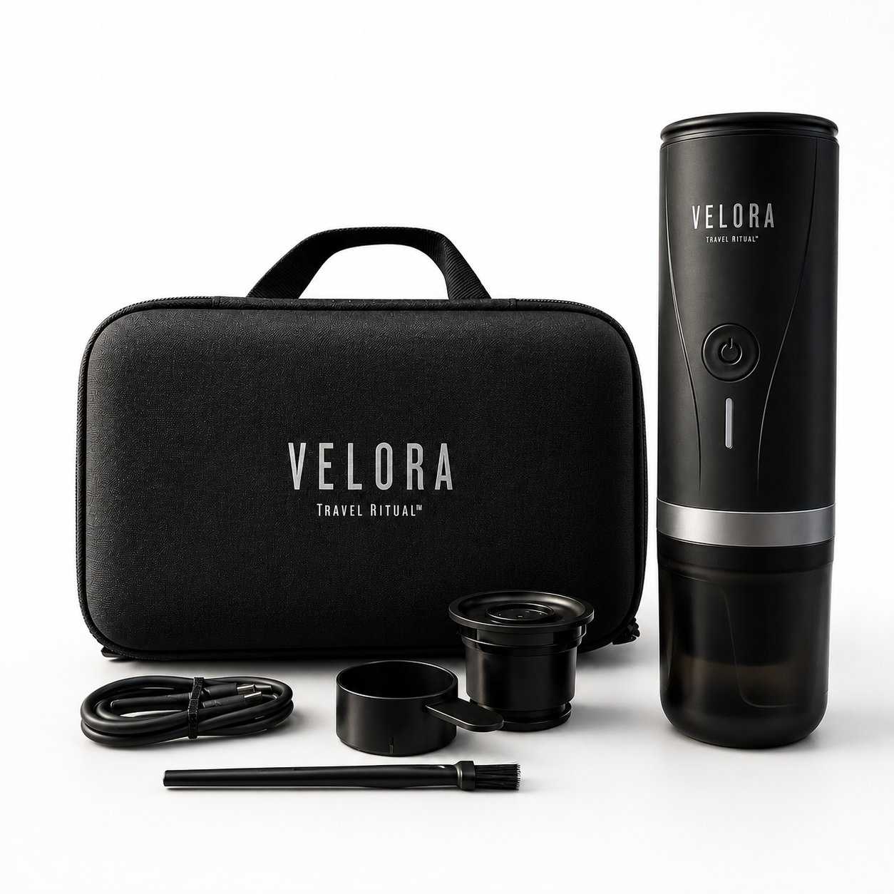 Velora Travel Ritual – Macchina da Caffè Espresso Portatile 2 in 1